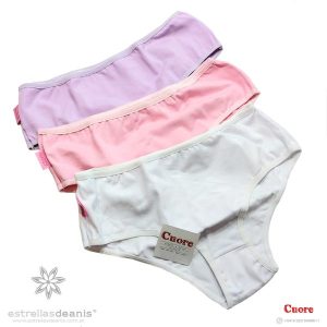 BOMBACHAS PACK X3 NENA TALLE 8 COLORES LISOS