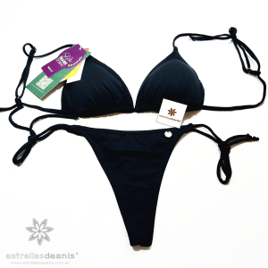 BIKINI MUJER TALLE 42 NEGRO
