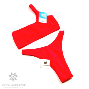 BIKINI MUJER TALLE 85 CORAL