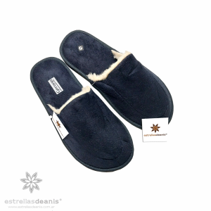 PANTUFLA GAMUZA ADULTO TALLE 38