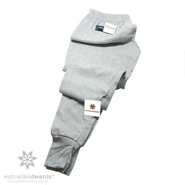 CALZONCILLO LARGO TERMICO TALLE 40 GRIS