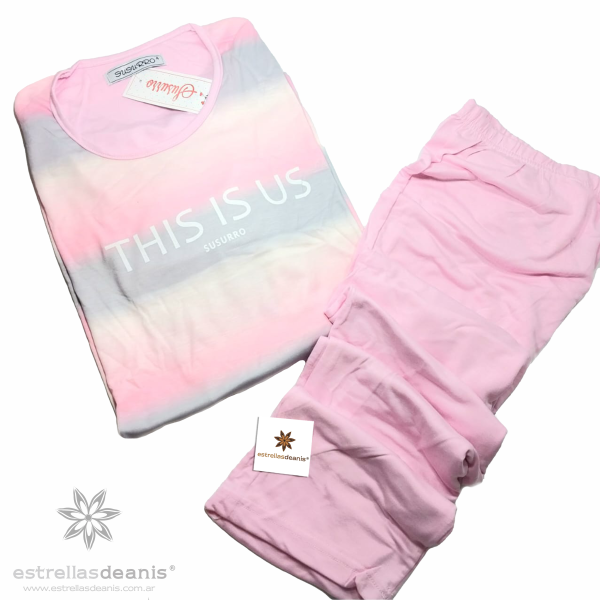 PIJAMA MUJER TALLE 6 ESPECIAL