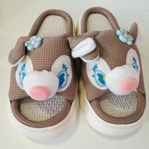 PANTUFLA MUJER TALLE 40/41 MARRON